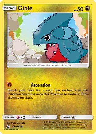 Gible (96) Reverse Holofoil - Ultra Prism