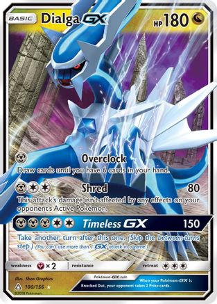 Dialga GX (100/156) [Sun & Moon: Ultra Prism] | Silver Goblin