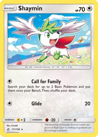 Shaymin (111) Reverse Holofoil - Ultra Prism