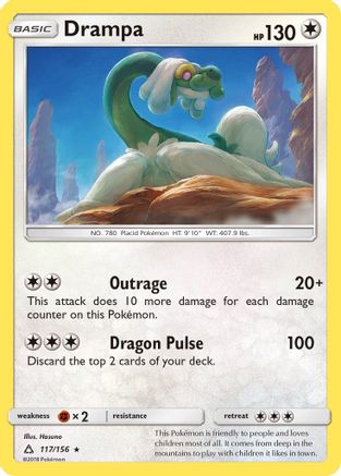 Drampa (117) Reverse Holofoil - Ultra Prism