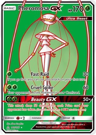 Pheromosa GX (Full Art) (140) Holofoil - SM  Ultra Prism