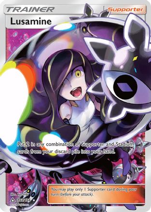 Lusamine (Full Art) (153) Holofoil - Ultra Prism