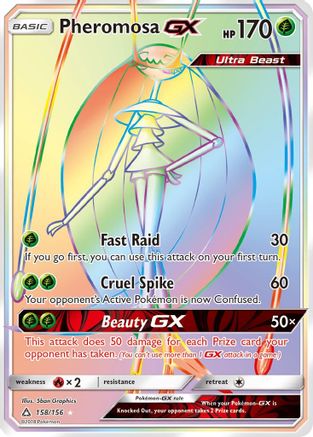 Pheromosa GX (Secret Rare) (158) Holofoil - SM  Ultra Prism