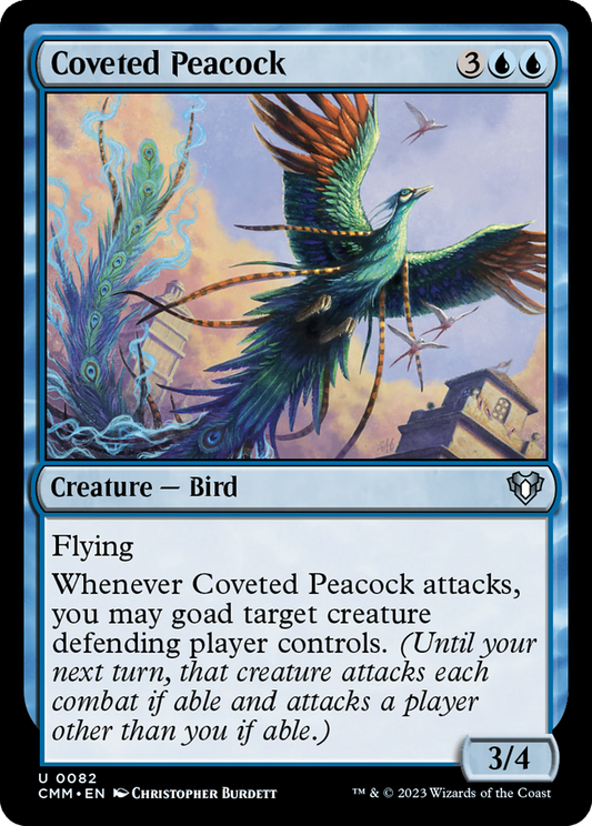 Coveted Peacock [Commander Masters] Foil