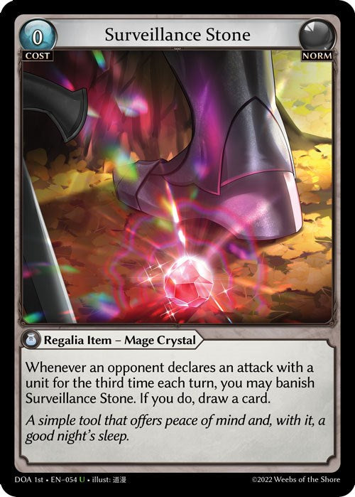 Surveillance Stone (054) [Dawn of Ashes: 1st Edition] Foil