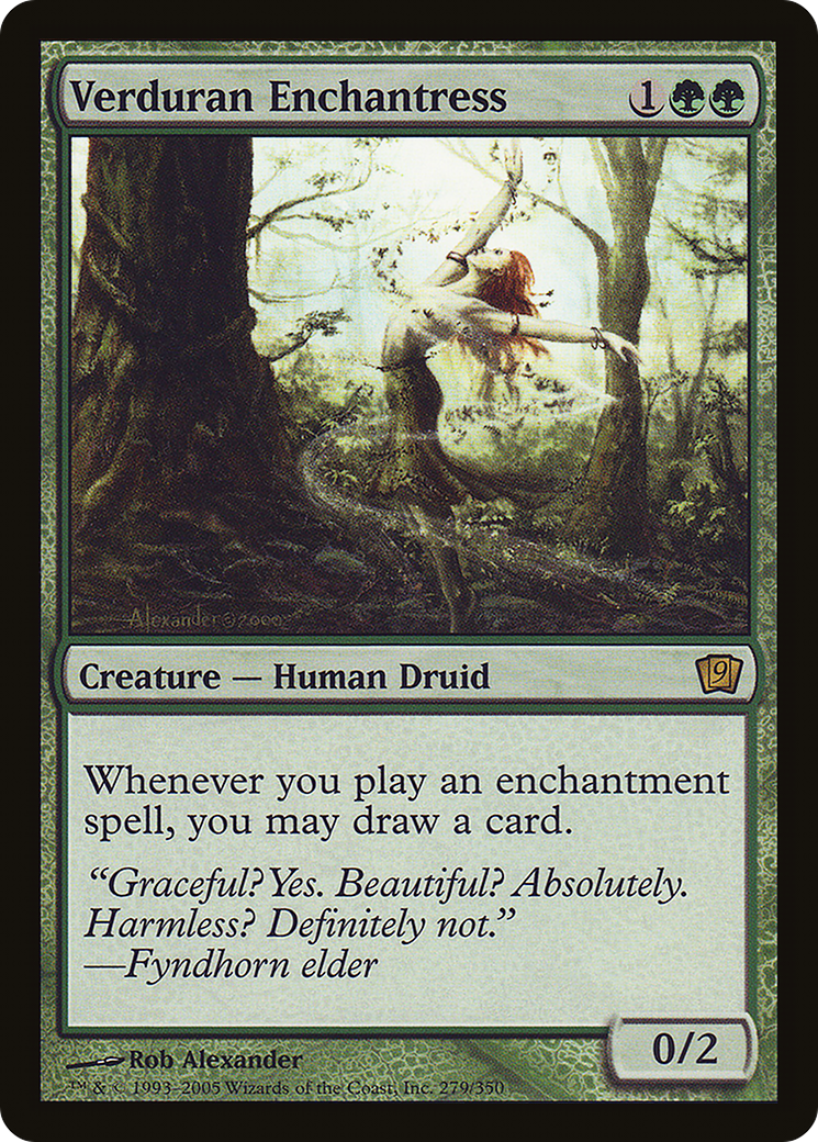 Verduran Enchantress (279) - Ninth Edition