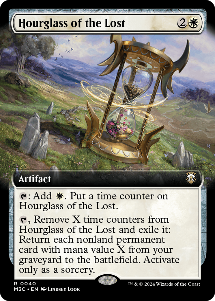 Hourglass of the Lost (Extended Art) [Modern Horizons 3 Commander] Foil