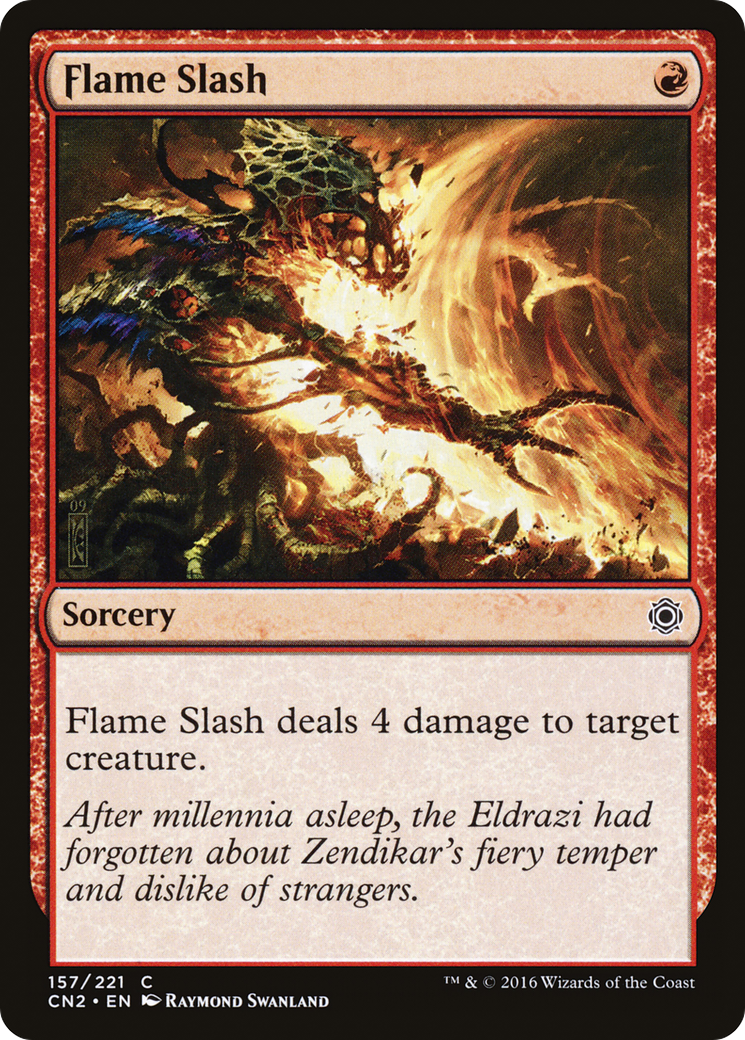 Flame Slash [Conspiracy: Take the Crown] | Silver Goblin