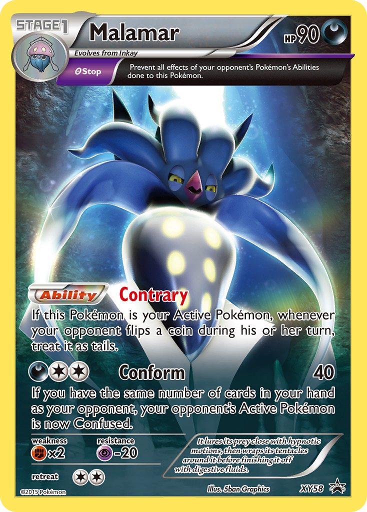 Malamar (XY58) [XY: Black Star Promos] | Silver Goblin