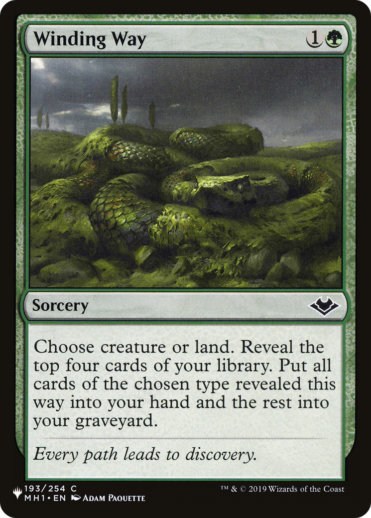 Winding Way [The List Reprints] | Silver Goblin