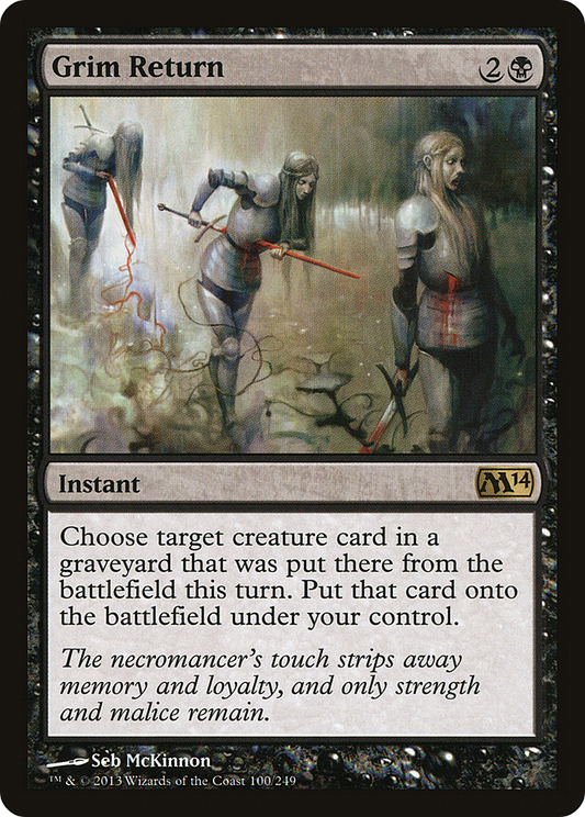 Grim Return [Magic 2014] Foil