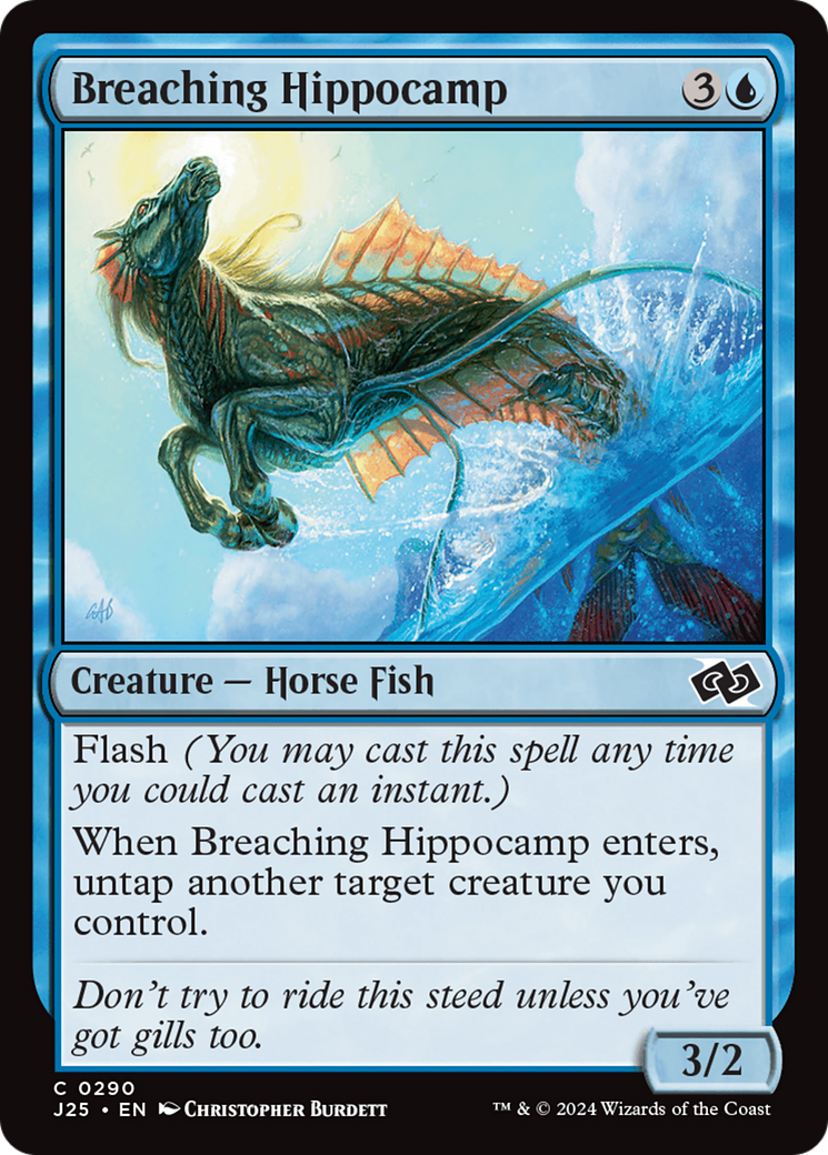 Breaching Hippocamp [Foundations Jumpstart] | Silver Goblin