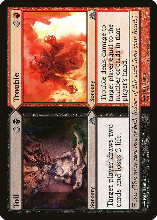 Toil // Trouble [Dragon's Maze] Foil