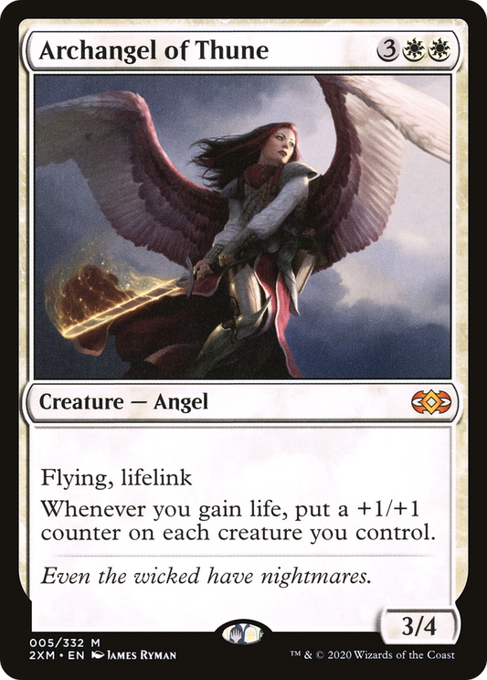 Archangel of Thune [Double Masters] Foil