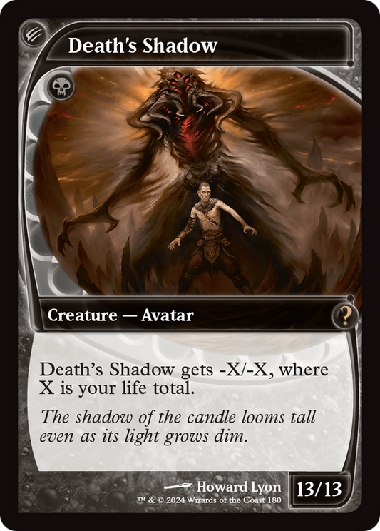 Death's Shadow (Future Sight) [Mystery Booster 2] Foil