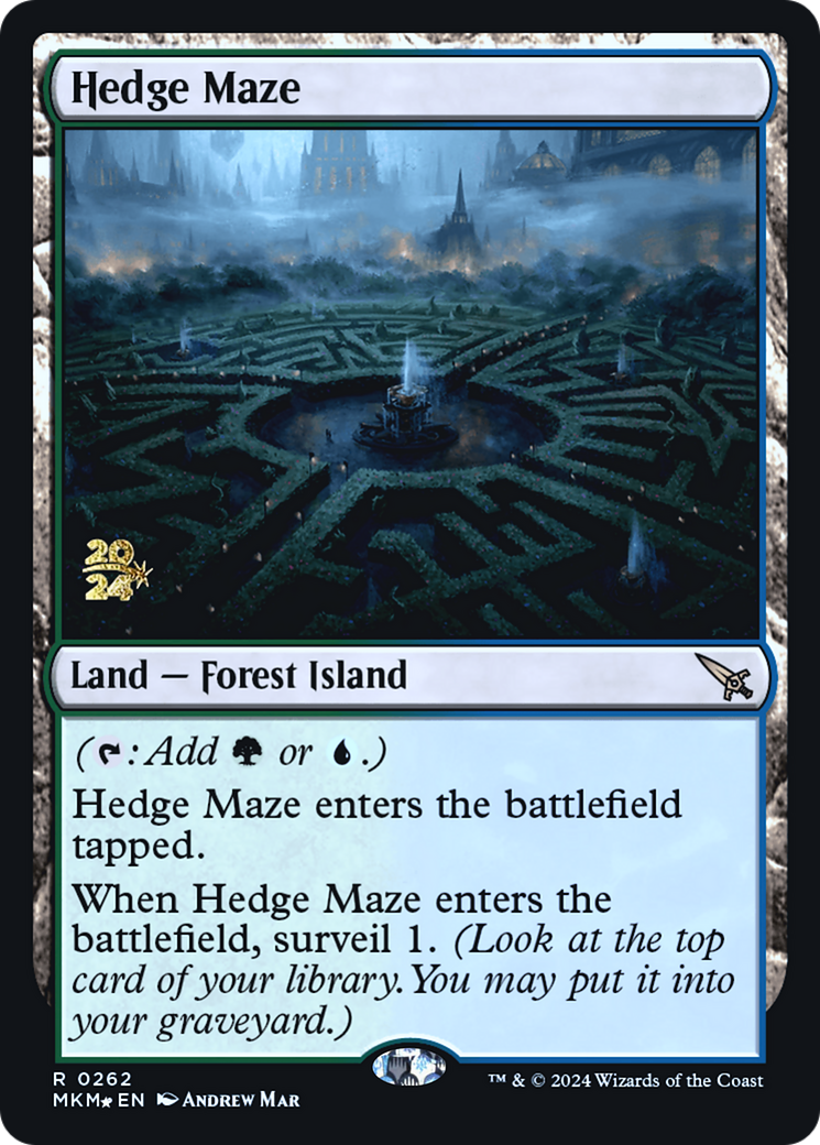 Hedge Maze [Murders at Karlov Manor Prerelease Promos] | Silver Goblin