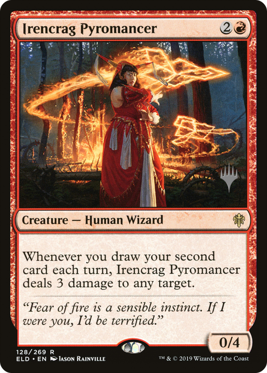 Irencrag Pyromancer (Promo Pack) [Throne of Eldraine Promos] Foil
