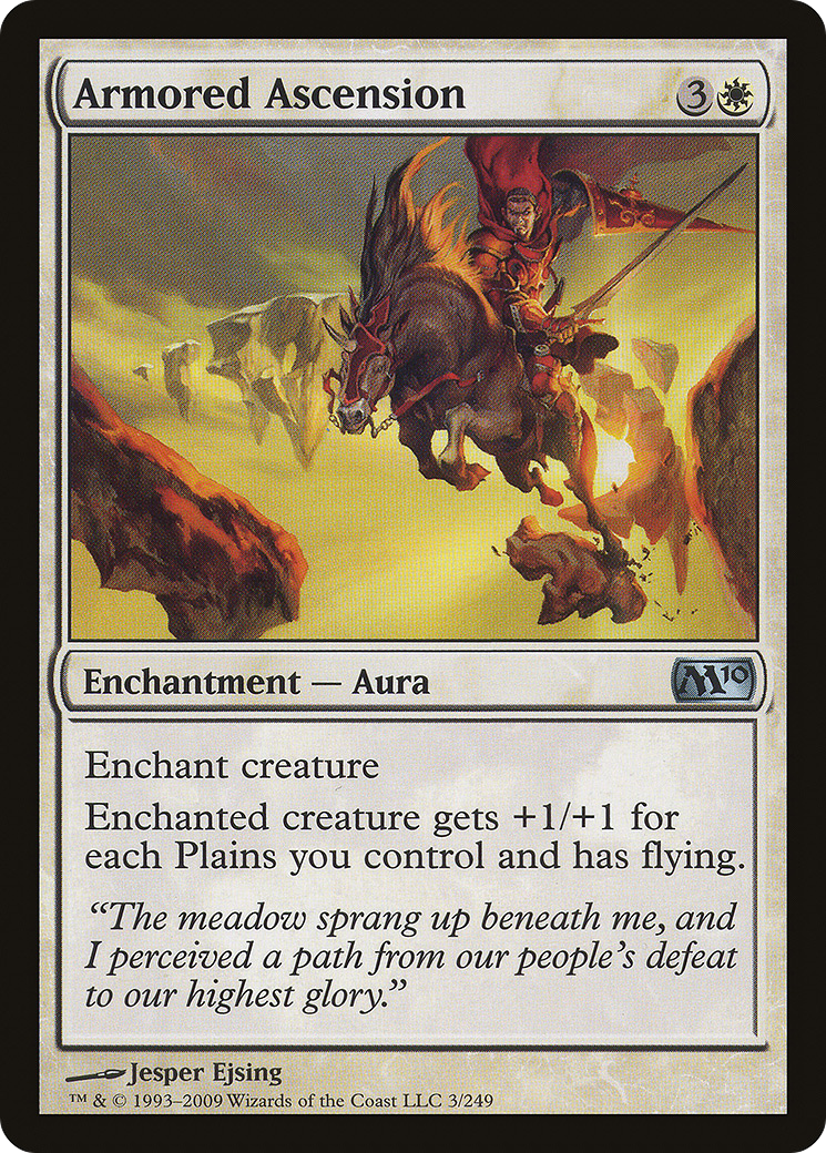 Armored Ascension [Magic 2010] Foil