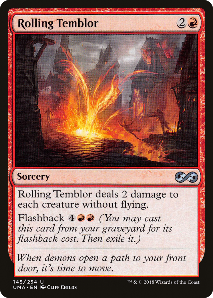 Rolling Temblor (145) Foil - Ultimate Masters