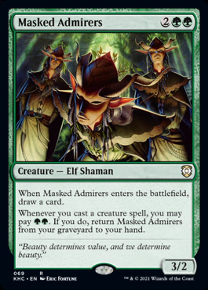 Masked Admirers [Kaldheim Commander] | Silver Goblin