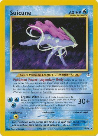 Suicune (27) (Unlimited) - Neo Revelation