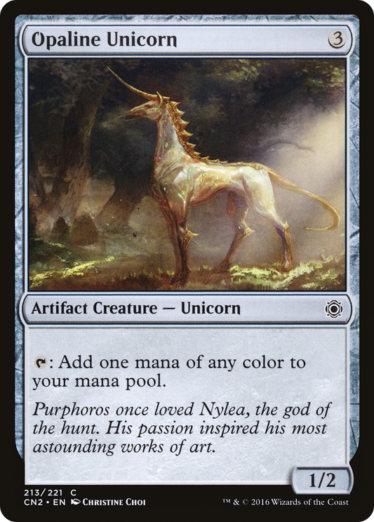 Opaline Unicorn [Conspiracy: Take the Crown] Foil