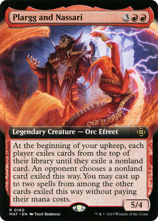 Plargg and Nassari (Extended Art) [March of the Machine: The Aftermath] Foil