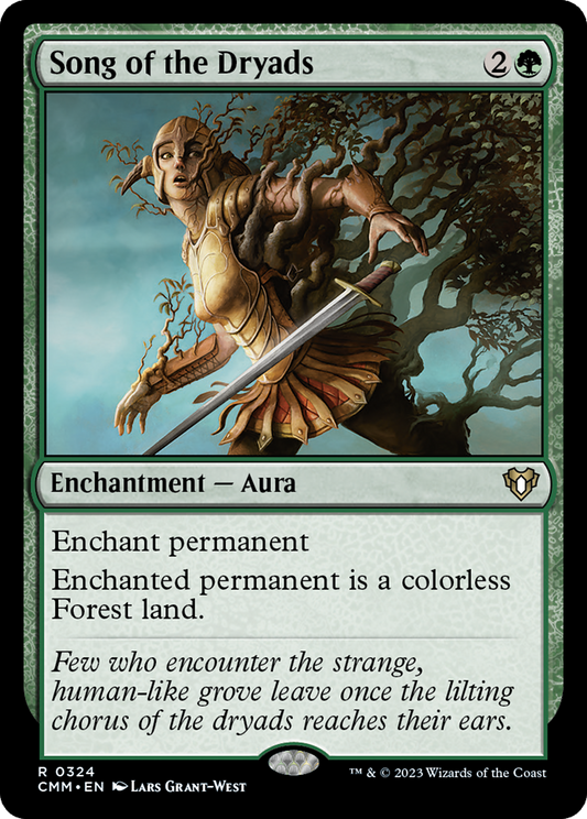 Song of the Dryads [Commander Masters] Foil