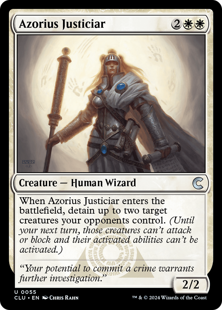 Azorius Justiciar [Ravnica: Clue Edition] | Silver Goblin