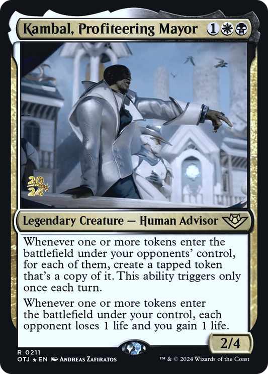 Kambal, Profiteering Mayor [Outlaws of Thunder Junction Prerelease Promos]