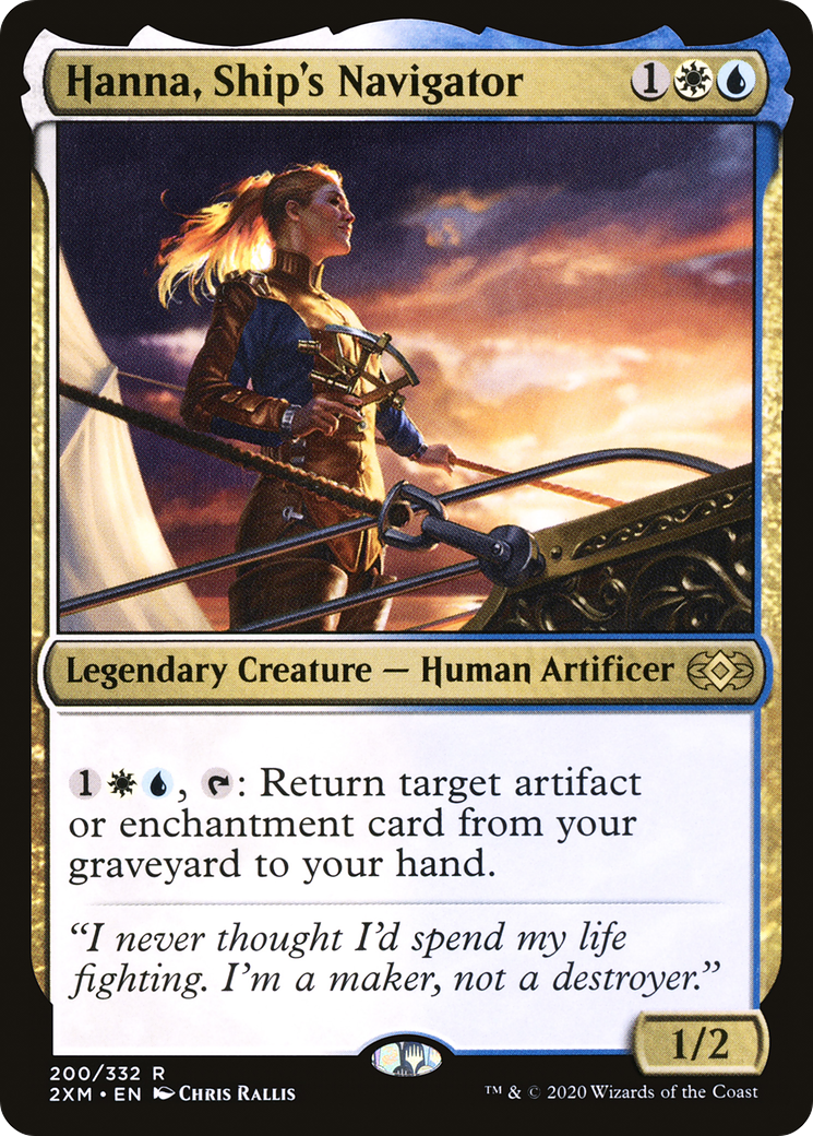 Hanna, Ship's Navigator [Double Masters] Foil