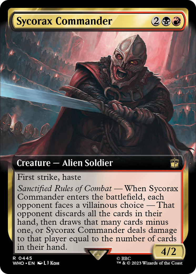 Sycorax Commander (Extended Art) [Doctor Who] | Silver Goblin