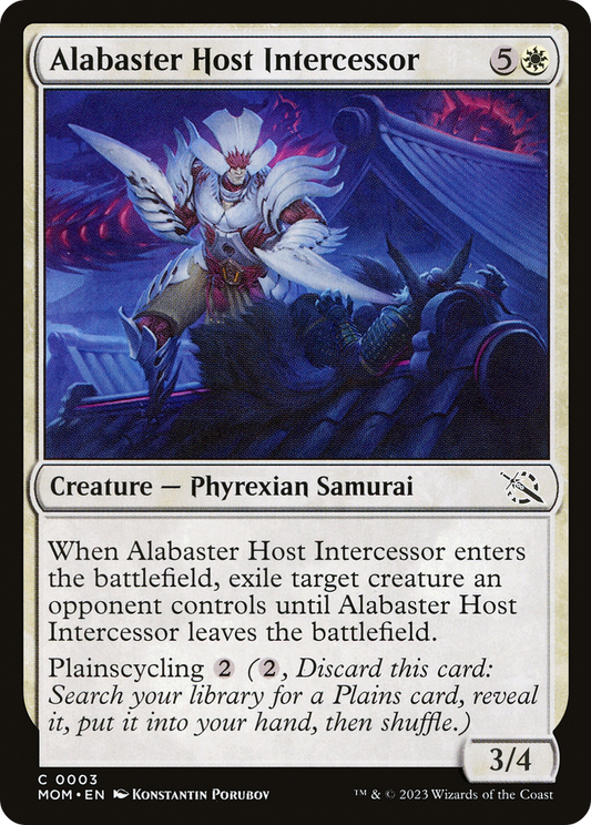 Alabaster Host Intercessor [March of the Machine] Foil