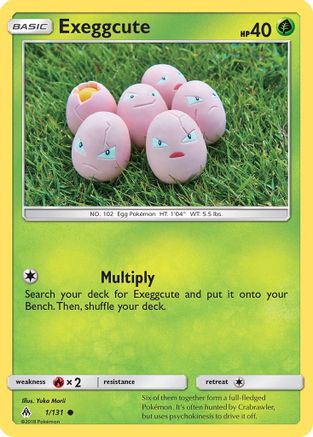 Exeggcute (1/131) [Sun & Moon: Forbidden Light] | Silver Goblin