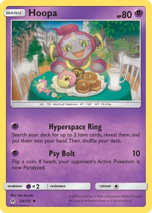 Hoopa (54) Reverse Holofoil - Forbidden Light