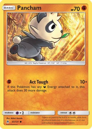 Pancham (65) Reverse Holofoil - Forbidden Light