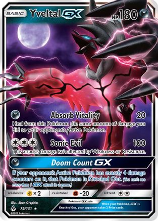 Yveltal GX (79) Holofoil - SM  Forbidden Light