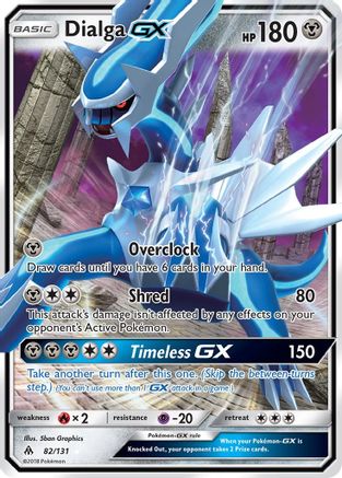 Dialga GX (82/131) [Sun & Moon: Forbidden Light] | Silver Goblin