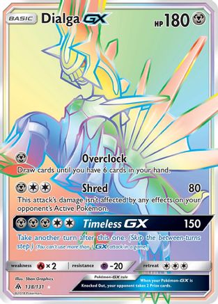 Dialga GX (Secret) (138) Holofoil - Forbidden Light