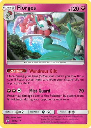 Florges (86) Reverse Holofoil - Forbidden Light