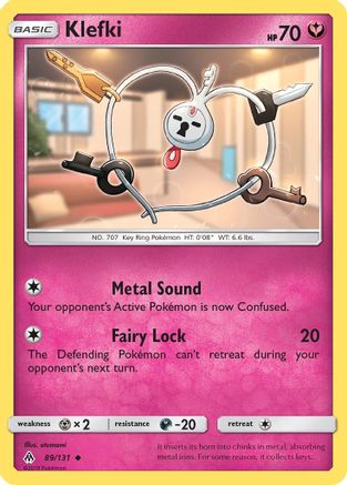 Klefki (89) Reverse Holofoil - Forbidden Light