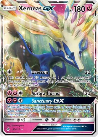 Xerneas GX (90) Holofoil - SM  Forbidden Light