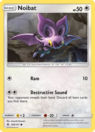 Noibat (100) Reverse Holofoil - Forbidden Light