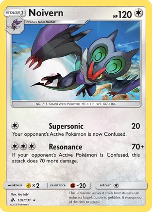 Noivern (101) Reverse Holofoil - Forbidden Light