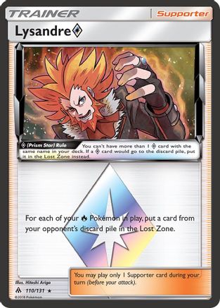 Lysandre (110/131) (Prism Star) [Sun & Moon: Forbidden Light] | Silver Goblin