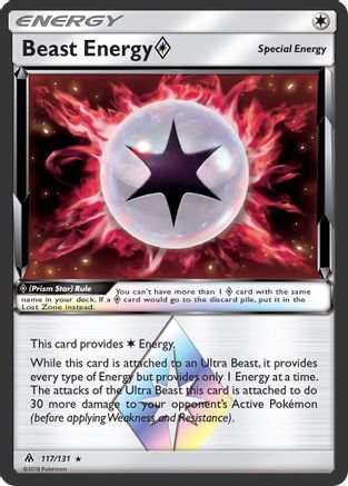 Beast Energy Prism Star (117) Holofoil - Forbidden Light