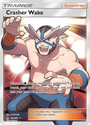 Crasher Wake (Full Art) (129) Holofoil - SM  Forbidden Light