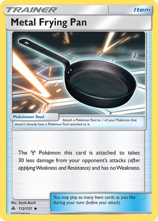 Metal Frying Pan (112/131) [Sun & Moon: Forbidden Light] | Silver Goblin