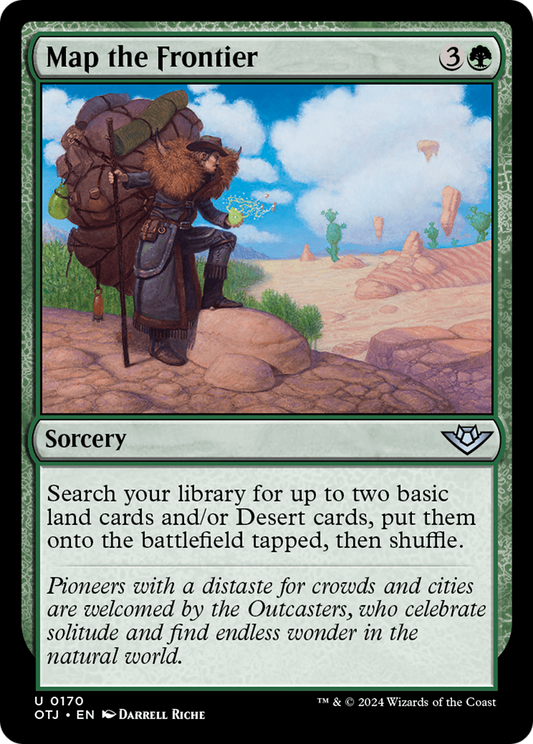 Map the Frontier [Outlaws of Thunder Junction] Foil