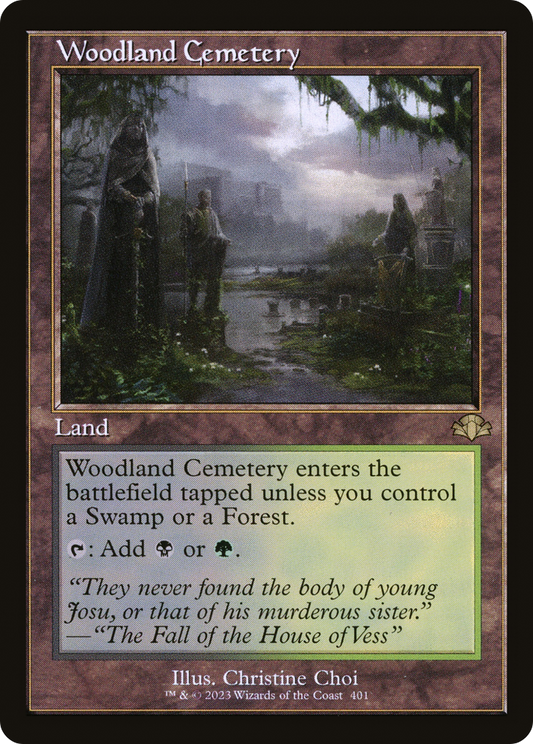 Woodland Cemetery (Retro) [Dominaria Remastered] Foil